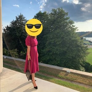Gal Meets Glam Fuschia Dress